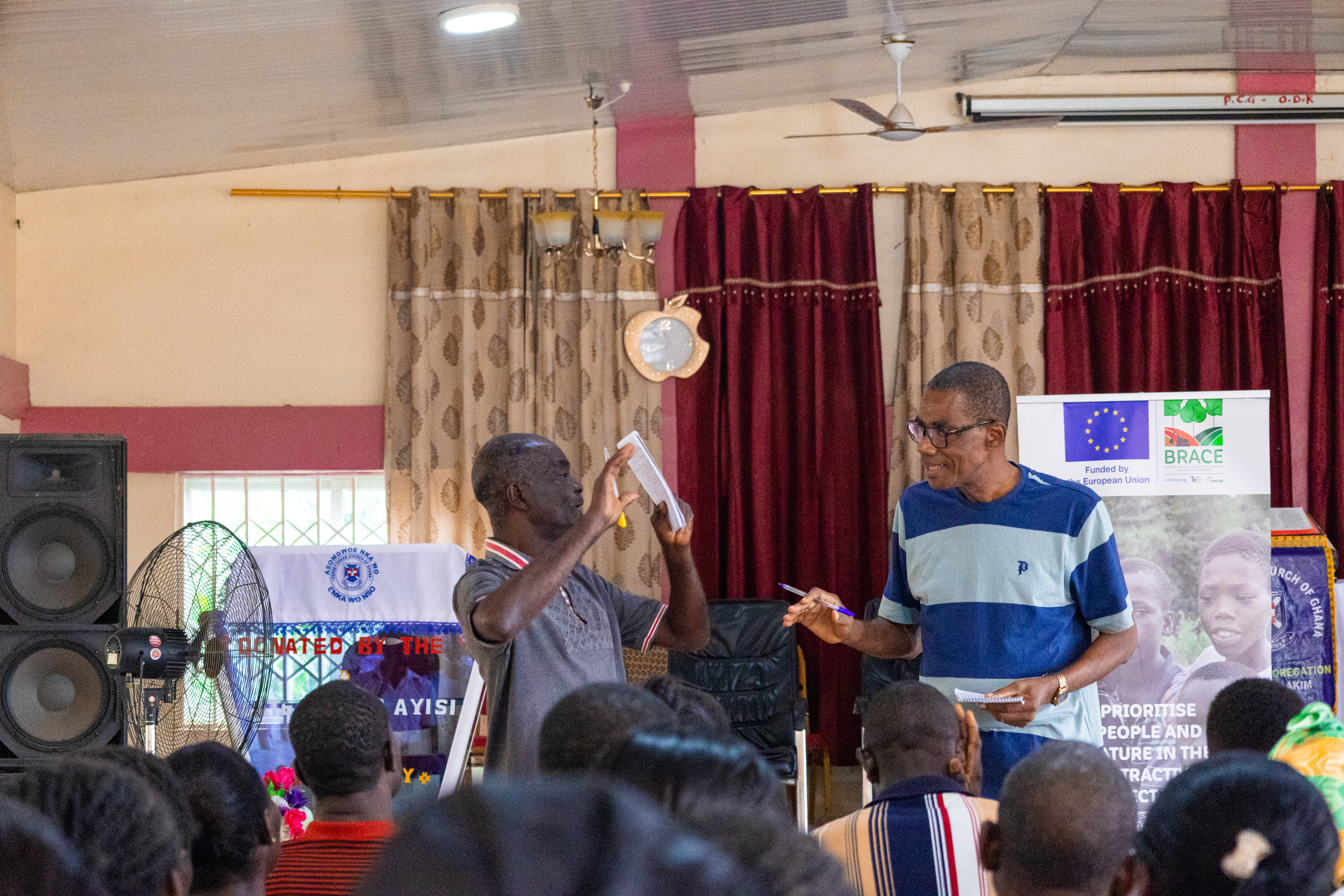 BRACE project community engagement in Ghana