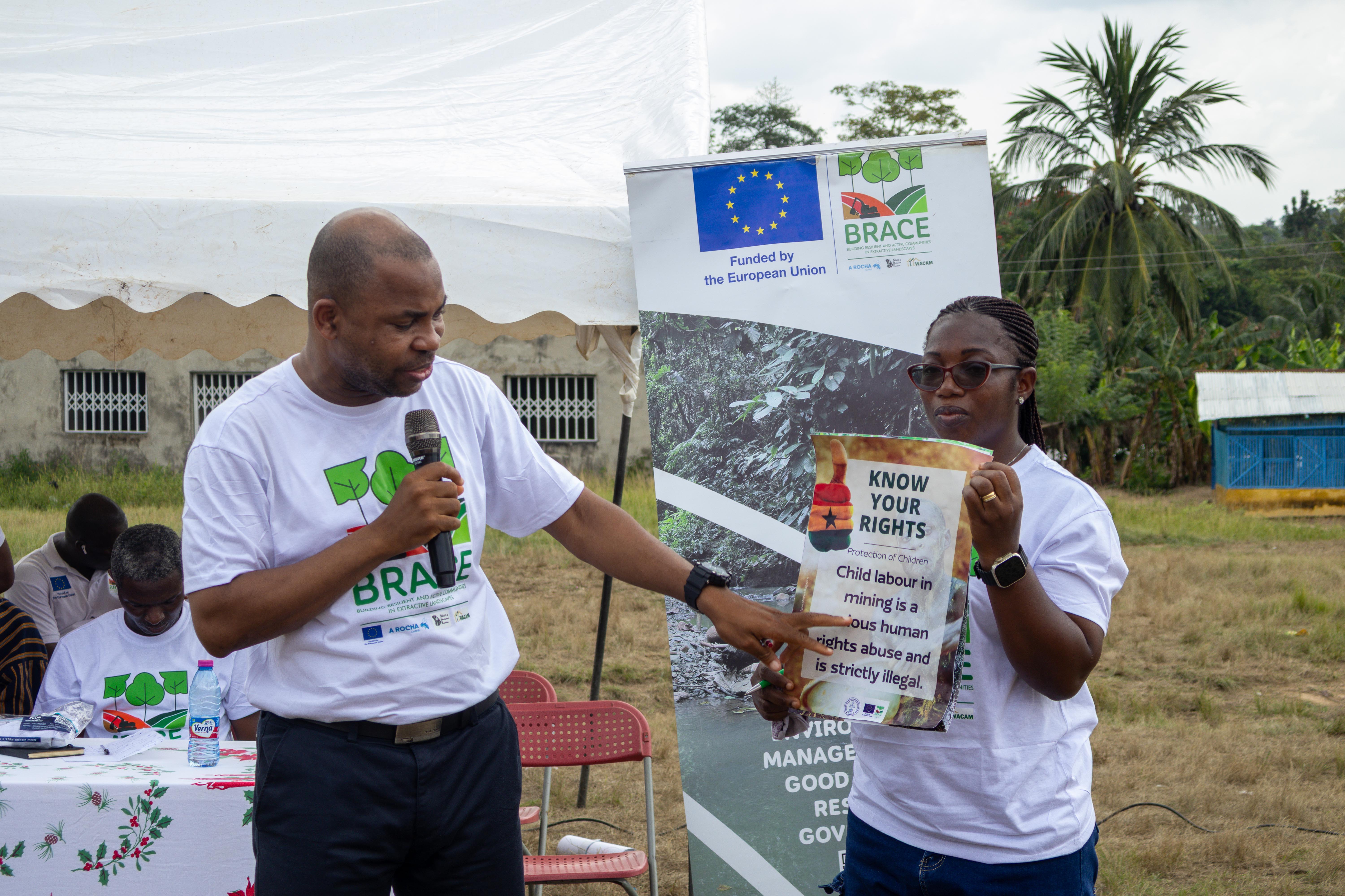 BRACE project community engagement in Ghana